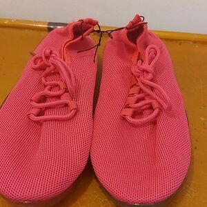 Pink Fabric Sneakers Brand New